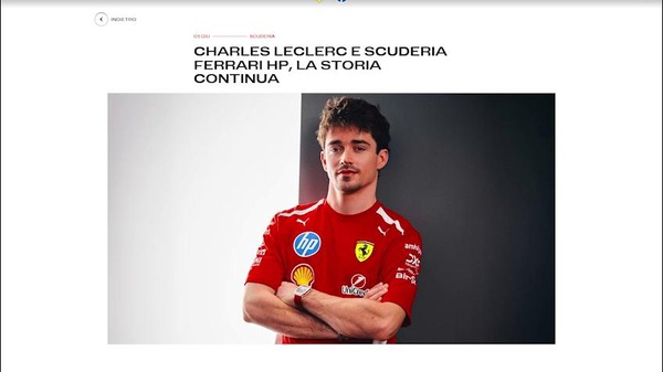 Ferrari, ufficiale: Leclerc ha rinnovato con la Rossa