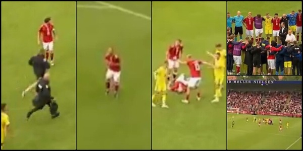 Eriksen si accascia al suolo e sviene in campo: altro malore per l'ex Inter. Partita sospesa