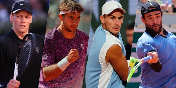 Sinner solido al comando, Cobolli in top 10, ascesa Arnaldi e Berrettini: il nuovo ranking ATP