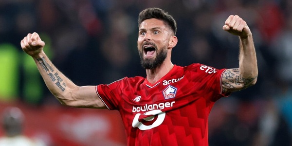 Giroud rinnova con il Lilla: "Non vedo l'ora di lavorare con Davide Ancelotti"