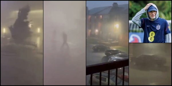 Caos Inghilterra, in lockdown ai Mondiali per un tornado! Cosa è successo