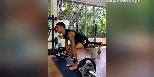 Duro allenamento estivo per Zaccagni