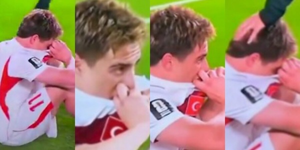 Yildiz, lacrime Turchia per l'eliminazione al Mondiale: il 10 Juve sconsolato in mezzo al campo