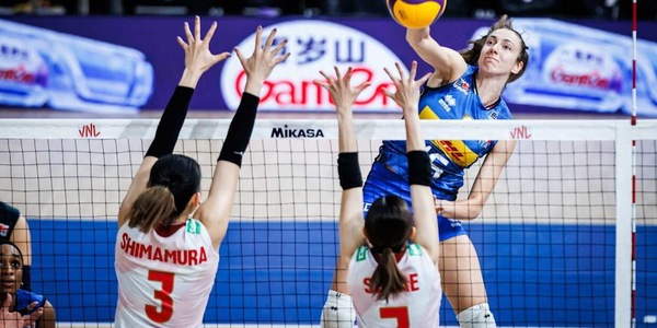 VNL: Italia quasi perfetta, il Giappone si arrende