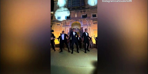 El Shaarawy, il balletto al matrimonio è uno spettacolo
