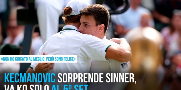 SINNER SOFFRE, POI RIMONTA SHOW