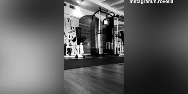 Lazio, Rovella suda e si allena in palestra