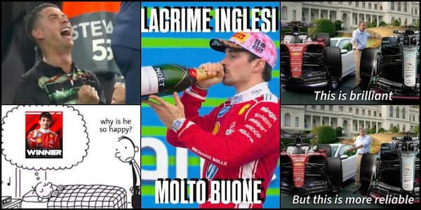 "Lacrime inglesi", "Finalmente il predestinato!": Leclerc vince e scatena i social