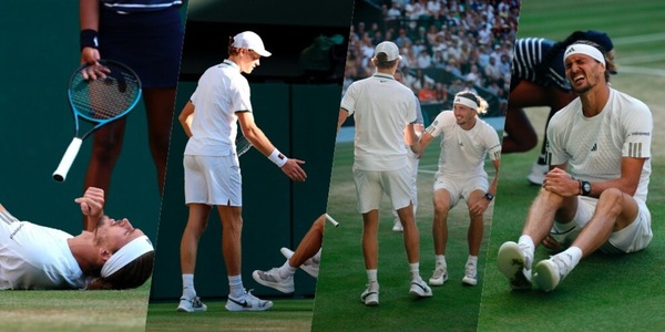 Zverev cade sulla palla break: il bellissimo gesto di fair play di Sinner durante la finale di Wimbledon