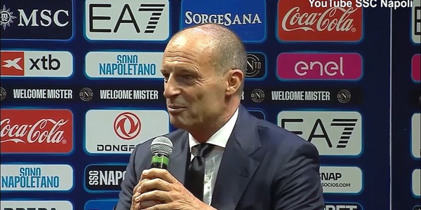 Allegri: "Seconda volta che eredito squadra di Conte, speriamo..."