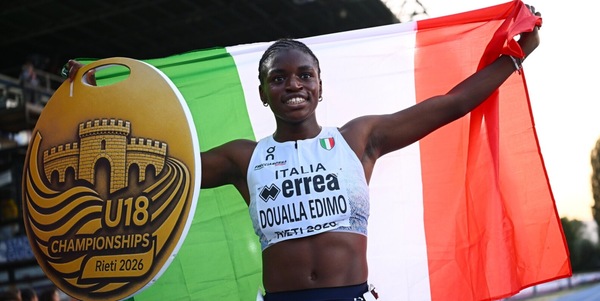 Doualla da impazzire! Oro e record europeo nella finale dei 100 metri U18