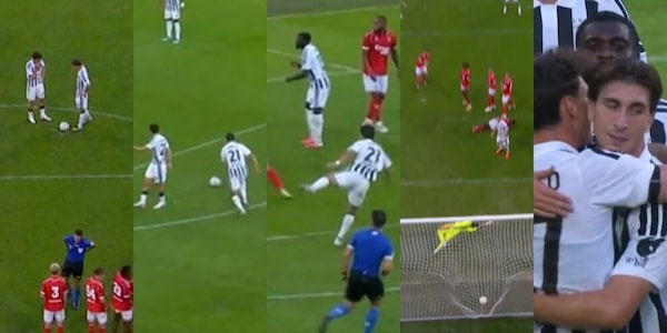 Juve, il primo gol stagionale è di Miretti: la punizione che sblocca la partita col Liegi