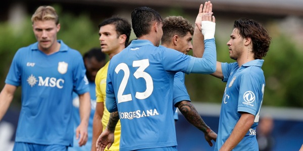 Hojlund e Giovane stendono la Carrarese: Allegri, prima vittoria col Napoli ma Vergara va ko