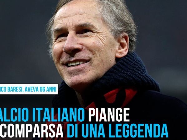 Calcio in lutto, è morto Franco Baresi