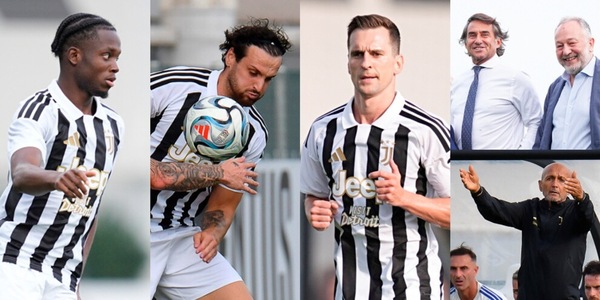 I volti di Juve-Nizza, dirigenza a bordocampo e le urla di Spalletti: le istantanee dell'amichevole