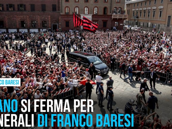 L'ultimo saluto a Franco Baresi