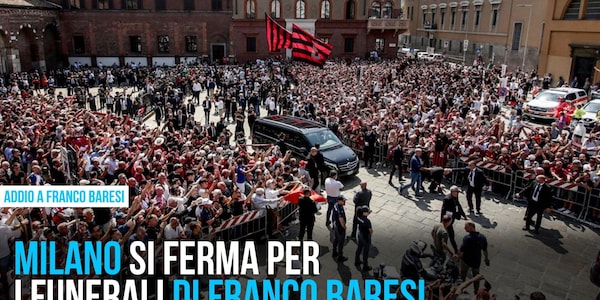 L'ultimo saluto a Franco Baresi