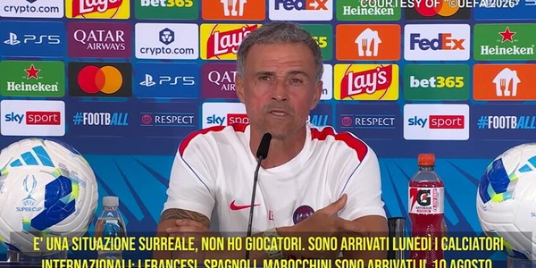 Luis Enrique: "Preparazione surreale, ma il Psg vuole vincere"