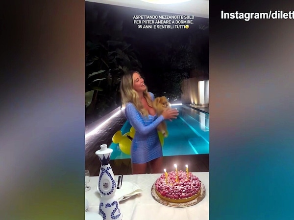 Diletta Leotta festeggia il compleanno n°35