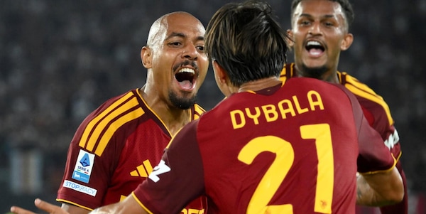 Dybala show, tris Malen e Pisilli cala il poker: la Roma strapazza la Fiorentina