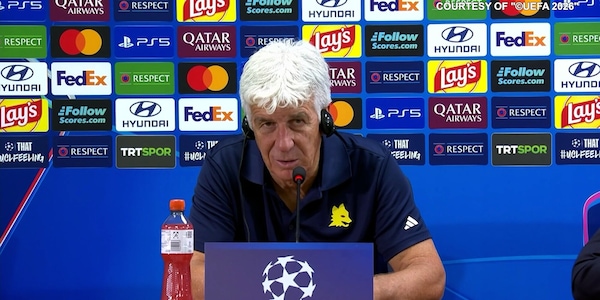 Gasperini: "Buon pareggio, da questi campi le italiane..."