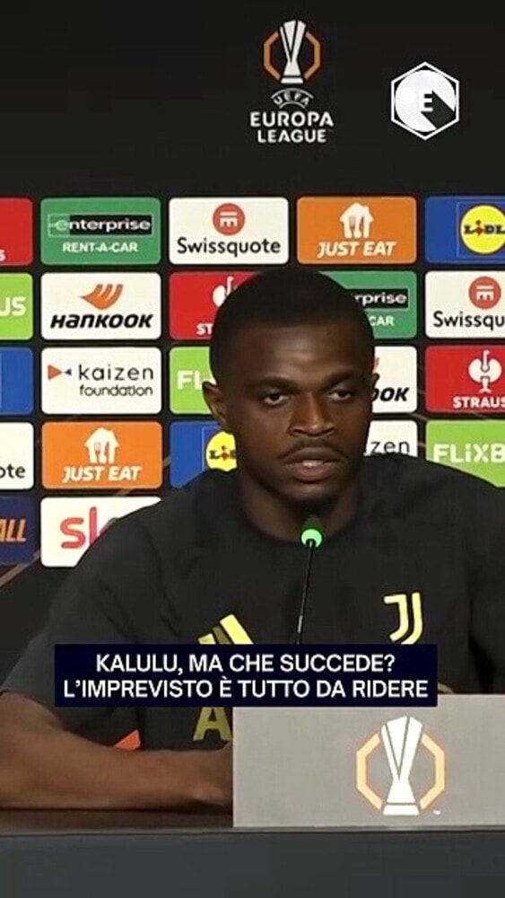 Juventus, l'imprevisto in conferenza per Kalulu è tutto da ridere