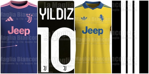 Le nuove maglie Juve del 2027/28: dal blu al giallo, tutte le anticipazioni