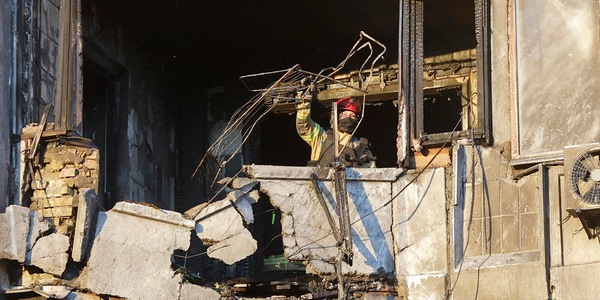 Drone russo colpisce l'Accademia delle Scienze di Kiev
