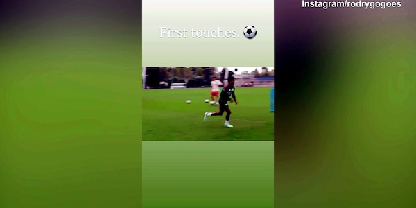Rodrygo, primi tocchi con il pallone: il rientro si avvicina