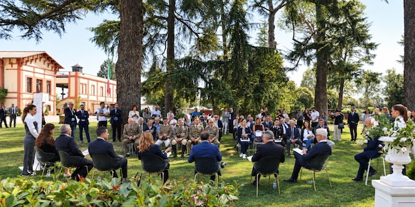 Roma, la conferenza stampa del Longines Global Champions Tour FOTO