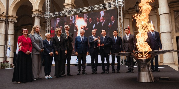 Universiadi invernali: a Torino accesa la fiaccola di Changchun 2027