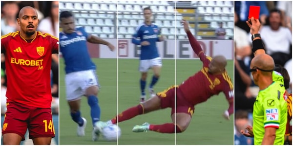 Malen, intervento shock su Kaiki: il fallo che ha portato al rosso
