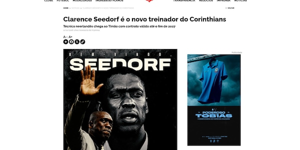 Ufficiale, Brasile: Seedorf è il nuovo tecnico del Corinthians