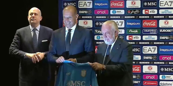 De Laurentiis promuove Allegri, la squadra e Malagò