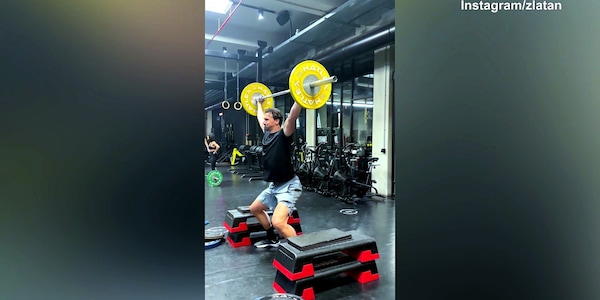 Ibra lavora in palestra senza soste: "Forza interiore"