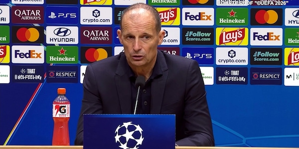 Allegri: "Giocando così non andiamo da nessuna parte"