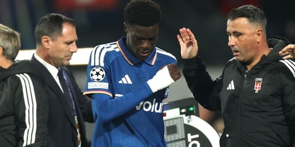 Cade anche il Como, tris del Feyenoord: Diao segna e si fa male
