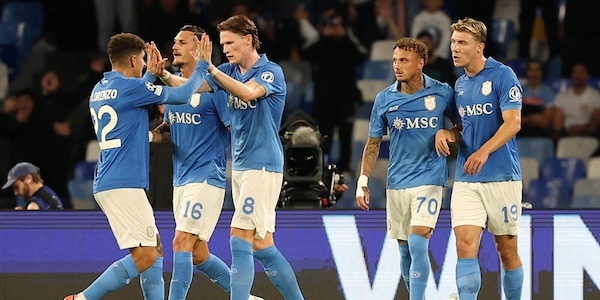 Pagelle Napoli-Bodo Glimt: Anguissa e Hojlund non incidono, Politano da record