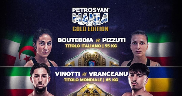 Petrosyanmania Gold Edition 2026: cinque cinture, una nuova ambizione internazionale