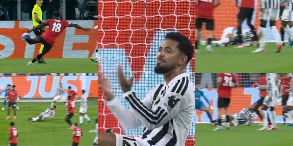 Douglas Luiz a terra in area, l'impatto col pallone e il rigore per il Rennes: l'azione che ha portato all'1-2