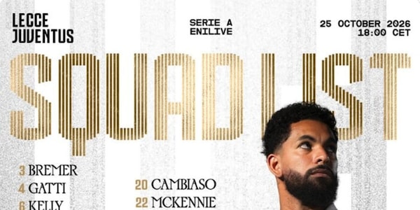 Convocati Juve per il Lecce: la scelta di Spalletti su Sarr