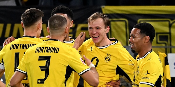 Il Borussia Dortmund batte l'Eintracht Francoforte e vola da solo in vetta alla Bundesliga