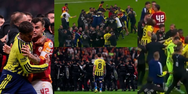 Galatasaray-Fenerbahce finisce con una maxi-rissa: serve l'intervento della polizia!