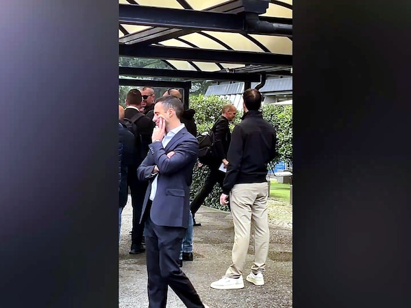 Napoli, l'arrivo in Brianza degli azzurri