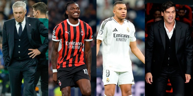 Ancelotti in confusione, Leao da fuoriclasse: Milan, le pagelle dell&rsquo;impresa