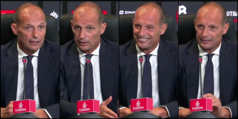 Allegri: &quot;Vlahovic straordinario&quot;. E la risposta sull'addio Juve &egrave; una lezione di stile