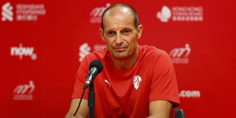 &quot;Con la Juve ho bei ricordi qui&quot;: Allegri presenta Milan-Liverpool a Hong Kong