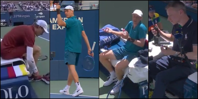 &quot;Mai un fallo cos&igrave;, invece qui..&quot;, poi esulta sul break di Sinner: Shapovalov perde il controllo