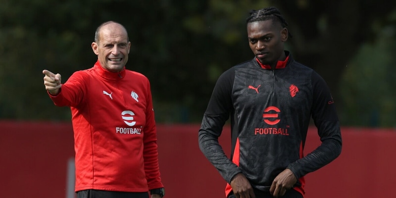 &quot;C'&egrave; un vecchio detto…&quot;: Leao, Allegri per l'attacco Milan &egrave; stato chiaro