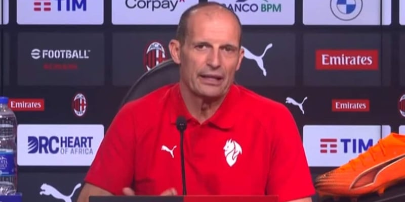 <p>Allegri, Milan e politica: &quot;Non ci entro! Juve? Non bisogna essere felici. Leao, il campo parla&quot;</p>